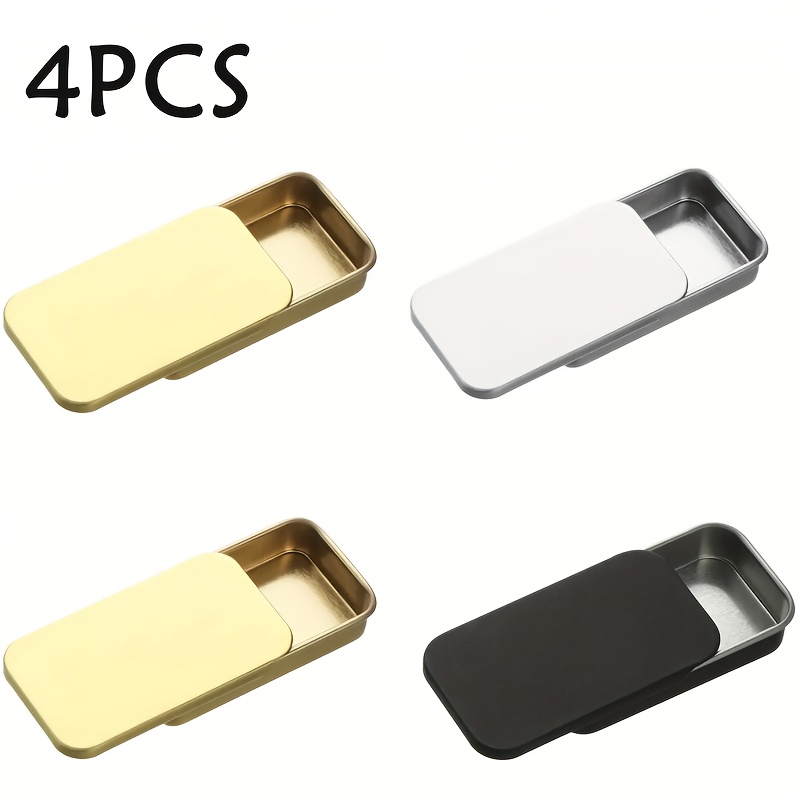 Mini Metal Slide Box for Storage, Portable Design